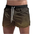 thumbnail image 1 of Swimming Trunks for Men,Mens Swimming Trunks,Mens and Womens Five-Point-Drying Drawstring Printing Breathable Sports Surfing Seaside Vacation Beach Trunks Swimming Trunks, 1 of 3