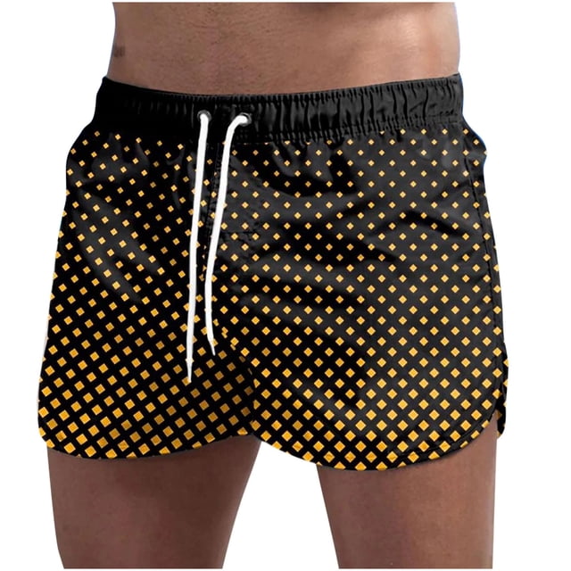 Swimming Trunks for Men,Mens Swimming Trunks,Mens and Womens Five-Point-Drying Drawstring Printing Breathable Sports Surfing Seaside Vacation Beach Trunks Swimming Trunks