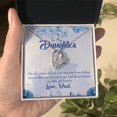 thumbnail image 2 of To My Daughter My Only Prayer to God From Dad Forever Necklace w Message Card, 2 of 7