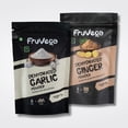thumbnail image 1 of Fruvega Ginger & Garlic Powder Duo – 100% Natural, Instant Ginger Garlic Paste, Authentic Flavour, Long Shelf Life, 75g x  2 pack, 1 of 8