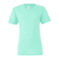 thumbnail image 1 of Bella  Canvas Unisex Crew Neck Triblend Short Sleeve Tee, L, Mint Triblend, 1 of 3