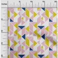 thumbnail image 1 of oneOone Polyester Lycra Fabric Parallelogram & Triangle Geometric Print Fabric By The Yard 56 Inch Wide, 1 of 4