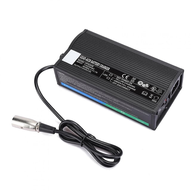 Mobility Scooter Charger, Heat Dissipation Performance Pratical Elder Mobility Scooter Charger, 115-230V Mobility Scooter For 24V System US Plug