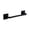 short black, variant on Durable Over Towel Bar and Display Rack er Organizer Washcloths Rack Hook Towel Bar Self for Bathroom Wall Door long white
