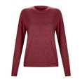 thumbnail image 4 of Kcodviy Chandail Décontracté pour Femme à Col Rond, Collier en Molleton, Chandail Uni à Enfiler, Chandail « Fireside Sweater », Chandails à Enfiler pour Femmes, Chandails Légers à Fermeture Éclair pour Femmes, Chandails d'Hiver pour Femmes, 4 of 7