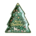thumbnail image 2 of Fridja Sales Christmas Day Shaped Plates Christmas Tree Wapiti Santa Claus Party Decoration Disposable Christmas Dinner Plates Tableware Christmas Decoration, 2 of 6