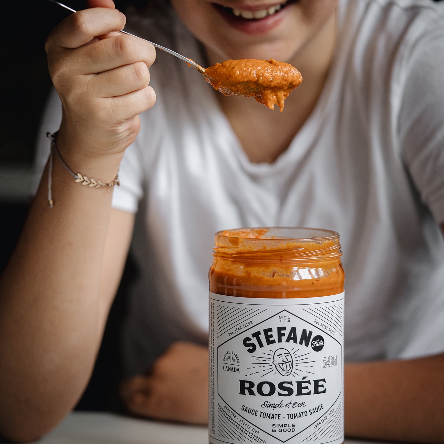 Sauce pour pâtes rosée Stefano Faita, 648 mL
