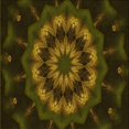 thumbnail image 1 of Ahgly Tapis d'Intérieur Lavable en Machine Carré Transitionnel Brun Bronze Foncé, 5 Pieds Carré, 1 of 7