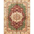 thumbnail image 1 of Ahgly Company Indoor Rectangle Abstract Yellow Abstract Area Rugs, 7' x 10', 1 of 6