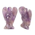 thumbnail image 1 of Faux  Angel Figurine Carved Peace Healing Pocket Angel Statue Stone For Home Meditation, Fine Workmanship, Multipurpose, Small Size, Unique Design, 1 of 8