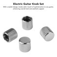 thumbnail image 2 of Electric Guitar Knobs, Versatile Volume Tone Control Knob Metal Stylish 4Pcs  For Bass For Guitarists, 2 of 7