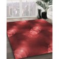 thumbnail image 3 of Ahgly Company Tapis Rectangulaire Lavable en Machine Intérieur Transitionnel Rouge Canneberge, 2 Pieds x 5 Pieds, 3 of 7