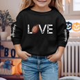 thumbnail image 2 of PMVFHDE Liquidation Chandails en Molleton Enfants Garçon Fille Unisexe Manches Longues Chandail en Molleton Doux Graphique Enfants Mignon Col Rond Pulls Haut Vêtements pour Filles Noir,160, 2 of 4