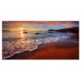 thumbnail image 2 of Design Art - Stunning Ocean Beach at Sunset, 2 of 3