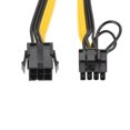 thumbnail image 4 of Unique Bargains PCIe Cable 6 Pin Female to 8 Pin (62) Male PCI Express Power Adapter Cable GPU Power Supply Cable 520mm, 4 of 6