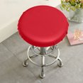 thumbnail image 2 of Sentmoon Housses de Tabouret de Comptoir Housses de Tabouret Rondes Imperméables en Cuir Housses de Tabouret de Bar Rondes Antidérapantes Housse de Siège de Tabouret de Bar Ronde avec Bandes Élastiques Chaise Ronde Robuste Tabouret Roulant, 2 of 7