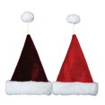 thumbnail image 1 of Santas Best 0408010-0AAC Chapeau Santa en Velours 17 Po. - Rouge - Lot de 12, 1 of 1