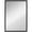 Black, variant on HOMCOM 20" x 28" Wall Bathroom Mirror for Home Decor, Vanity Mirror