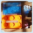thumbnail image 1 of SUTENGDA Betta Fish Tanks  Aquarium Tanks  Stackable Mini Fish Tank Aquarium Tank Kit  3/5 Gallon Rectangular Fish Bowl with Aquarium Gravel Decoration  Cube Tank for Seaweed Balls Sea Mo, 1 of 6