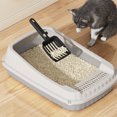 thumbnail image 4 of Cagogo under $5 High Sided Litter Box, Extra Large Cat Litter Box with High Sides, Enclosed Privacy Hood Litter Tray, Anti Tracking Anti Splash, Easy Clean Includes Scoop, Big Cats, 4 of 6