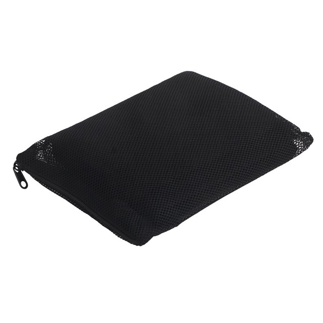 10Pcs Aquarium Filter Media Bags Nylon Mesh Fish Tank Bag with Zipper(15*20cm Black)