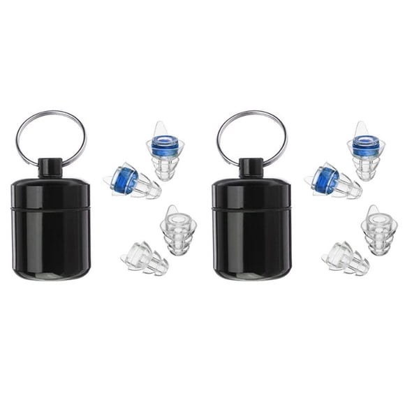4 Pairs High Fidelity Concert Ear Plugs with Fitler, Hearing Protection for DJs, Nightclub, Concert, Motorcycles