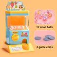 thumbnail image 4 of YIMWNYI Mini Machine Distributrice de Simulation, Jouet de Jeux à Pièces, Cadeau Éducatif, Jeu de Casse-Tête Amusant, Jeu Intérieur et Extérieur, Machine de Récompense avec Petite Balle, 4 of 8