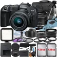 thumbnail image 1 of Canon EOS R8 Mirrorless Camera with RF 24-50mm Lens + Mount Adapter + 2 Pack 128GB Memory Card + LED Flash + Case + ZeeTech Accessory, 1 of 9
