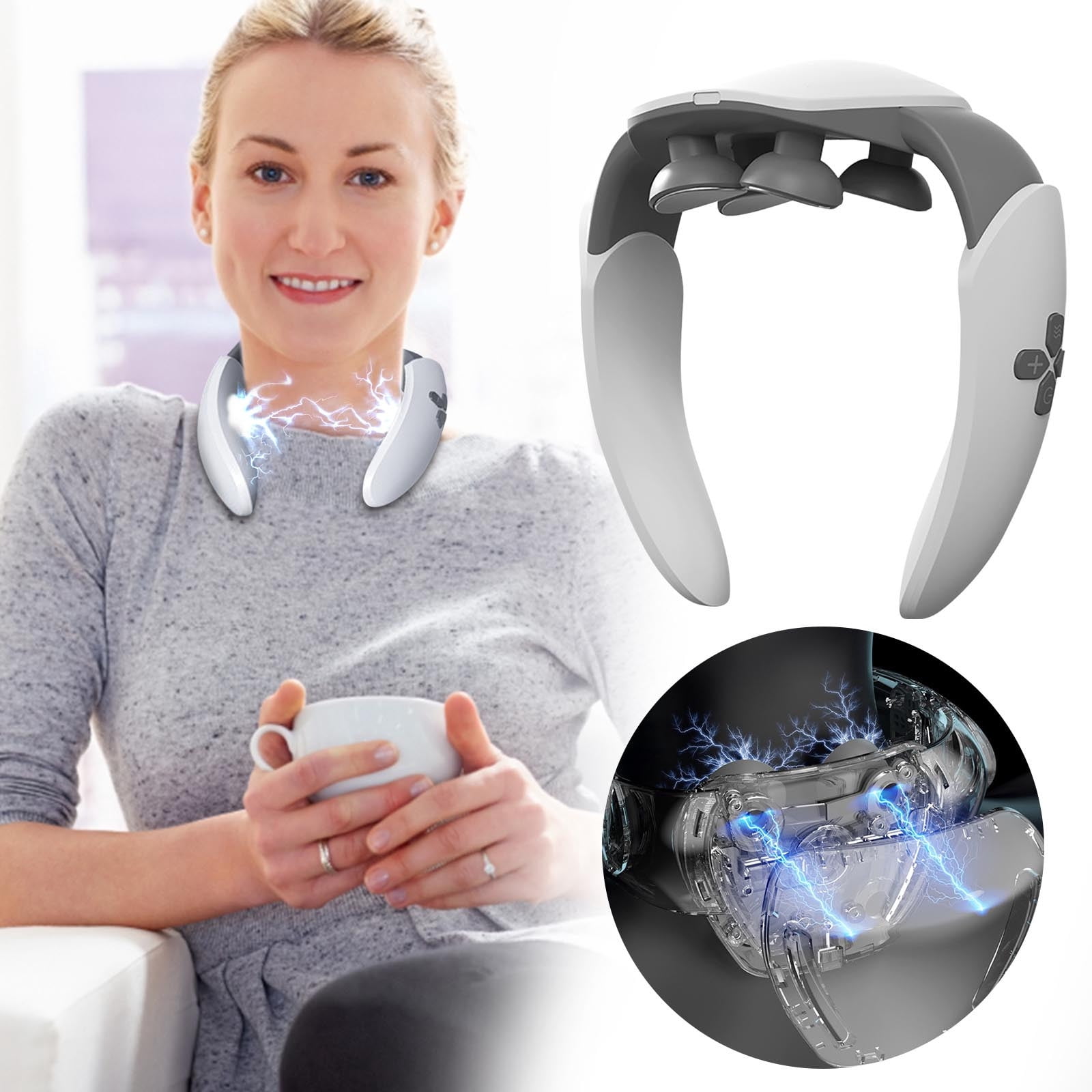 EGNMCR Cervical Spine Cervical Spine Neck Vibration Neck Protector Shoulder Neck massager massager