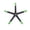 Black and Green, variant on PRISP Gaming Chair Base Replacement - 5 Legs Base, Black and Green, Office Desk Chair Parts
