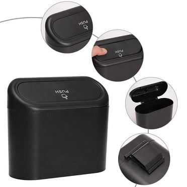 EGNMCR Trash Can Kitchen Trash Can Car Trash Can Car Chair Back Car Door Hanging Storage Box Multi-function Garbage Bag Car Sueds Storage Supplies garbage can