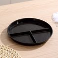 thumbnail image 4 of TABLZONE 5Pcs Dark Blue Compartment Breakfast Plates For Portion Control Banquets Tableware, 4 of 8