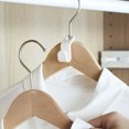 thumbnail image 2 of Labymos Clothes hanger connection hook superimposed hook white thickened plastic 50 packs set a generation, 2 of 4