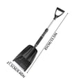 thumbnail image 3 of Collapsible Car Snow Shovel - ABS Material, Detachable, Ergonomic Handle, Portable, for Frost/Snow Removal, Winter Accessory, 3 of 4