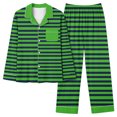 thumbnail image 1 of Rbaofujie Pyjama d'Été pour Femmes Femmes Décontracté Mode Imprimé Manches Longues Hauts Décontractés Pantalons Ensemble de Pyjama Pyjama Mignon, 1 of 4