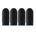thumbnail image 1 of 20 Pieces Gaming Finger Sleeves Anti Sweat Breathable Cover Accessories Touch for Mobile Game Blue, 1 of 9