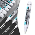 thumbnail image 4 of Multipurpose White Marker Pens Woodworking DIY Crafts Construction Rock Painting 2.5mm, 4 of 8
