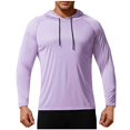 thumbnail image 2 of Gym Shirts for Men Long Sleeve UPF 50+ Sun Shirts Compression Fit Fishing Shirt Raglan Quick Drying Workout Hoodies, 2 of 5