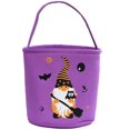 thumbnail image 1 of Halloween Candy Bucket Reusable Funny Trick or Treat Bucket Tote Bag for Party, 1 of 10