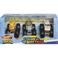 thumbnail image 5 of Hot Wheels Monster Trucks 1:64 Scale Color Shifters Trucks 3pk, 5 of 5