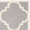 thumbnail image 3 of Safavieh Cambridge Collection CAM140D Handmade Moroccan Geometric Silver and Ivory Premium Wool Runner (2'6" x 8'), 3 of 3
