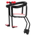 thumbnail image 1 of Lixada Front-Mounted Kids Bike Seat for 1-3 Years Old, 70kg Max Load, Foldable Pedals & Railing, Thick Soft Cushion, Sturdy Anti-Aging Plastic Back Support, Quick Release Design, Metal Construction -, 1 of 5
