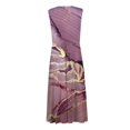 thumbnail image 5 of TJAZFJPA Robe Femme Mode Printemps et Été Imprimée Sans Manches Col en V Fermeture Éclair Latérale Style Robe de Soirée Grande Taille Robes Formelles, 5 of 5