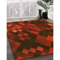 thumbnail image 3 of Ahgly Company Machine Washable Indoor Rectangle Transitional Cranberry Red Area Rugs, 4' x 6', 3 of 7