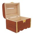 thumbnail image 2 of Miangastore Porte-Monnaie Vintage en Bois Rectangulaire 1Pcs 6.9X5.2In, 2 of 9