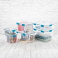 thumbnail image 4 of Sterilite Large 20 Qt Storage Container Tote with Latching Lids, (24 Pack), 4 of 12