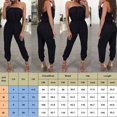 thumbnail image 2 of DEBGFS Generic Women's Off Shoulder Jumpsuit, Black, Size L,black,L, 2 of 4