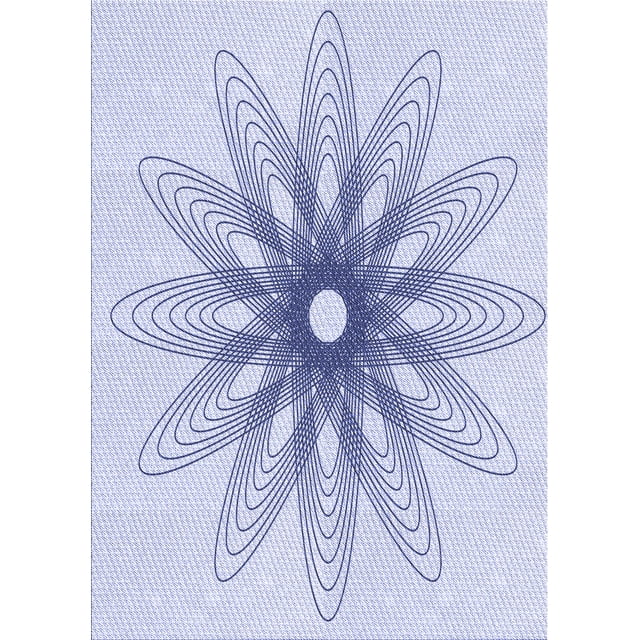 Ahgly Tapis Rectangulaire Lavable en Machine Intérieur Lavande Bleu, 8 Pieds x 10 Pieds