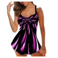 thumbnail image 1 of Women‘S Tankini Large Bikini Digital Suspender Beach Split Swimsuit, 1 of 3