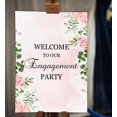 thumbnail image 2 of Darling Souvenir MADE WITH LOVE Pink Rose Theme,WelcomeSignLarge Decorative PosterWelcomeTo Our Engagement Poster For Easel Party Collection- 18x12, 2 of 5